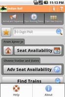 Indian Rail Info App screenshot 1