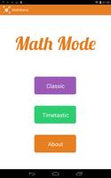 Math Mode- Practice Maths Game poster