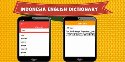Indonesian English Dictionary Affiche