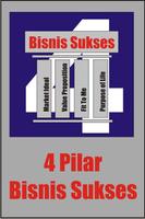 4 Pilar Bisnis Sukses ポスター