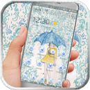 Rain Girl With Umbrella APK