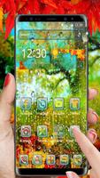 Rain Drop Nature Theme poster
