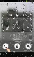Rain Drops Go Locker Theme ảnh chụp màn hình 1