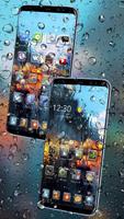 Natural Rainy Glass Theme পোস্টার