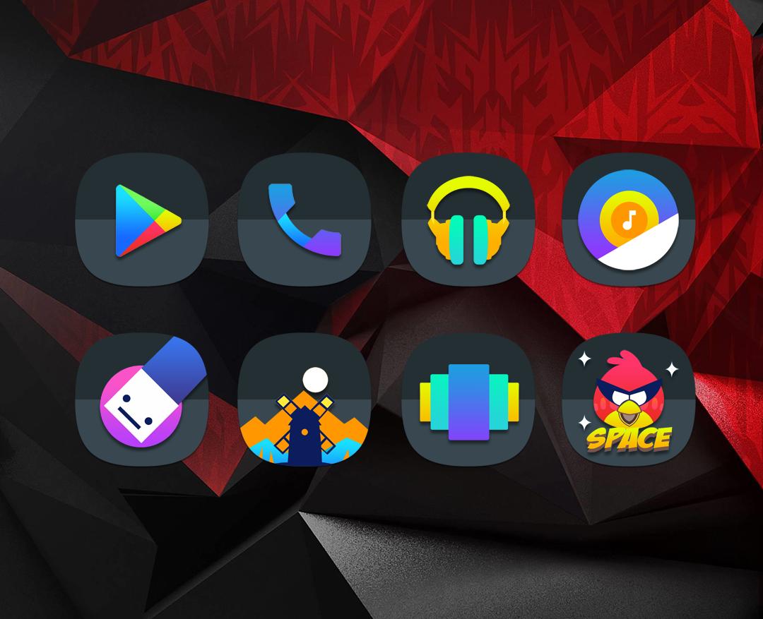 Stellar icon Pack. Glass icon Pack.