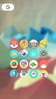 Flat Moon - Icon Pack スクリーンショット 1