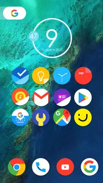 Screenshot 1 for Pixel Nougat - Icon Pack