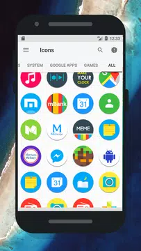 Screenshot 3 for Pixel Nougat - Icon Pack
