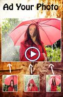 Rainy Photo Video Maker Affiche