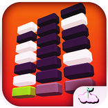 Blocks Race White Tiles Piano