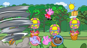 Rainbow adventure pepa Cartaz