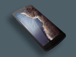 برنامه‌نما Cat Cute Wallpaper Lockscreen عکس از صفحه