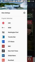 Listen to Canada News(English & French) ポスター