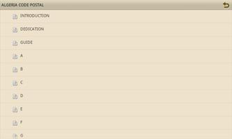 ALGERIA POSTAL CODE Ekran Görüntüsü 1
