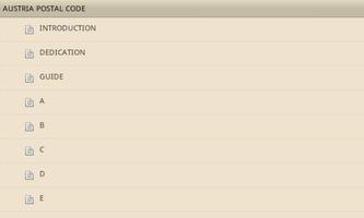 AUSTRIA POSTAL CODE captura de pantalla 1