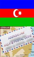 AZERBAIJAN AREA & POSTAL CODE Affiche