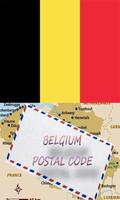 BELGIUM POSTAL CODE plakat