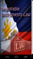 NEGOTIABLE INSTRUMENTS LAW poster