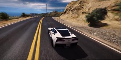 Corvette Driving Simulator 3D スクリーンショット 2