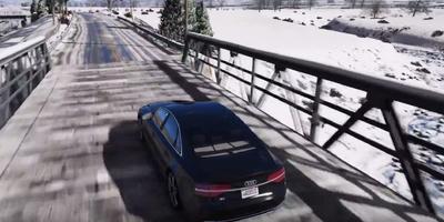 S8 Driving Audi Winter 3D screenshot 2