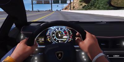 Supercar Aventador Driving 3D screenshot 2