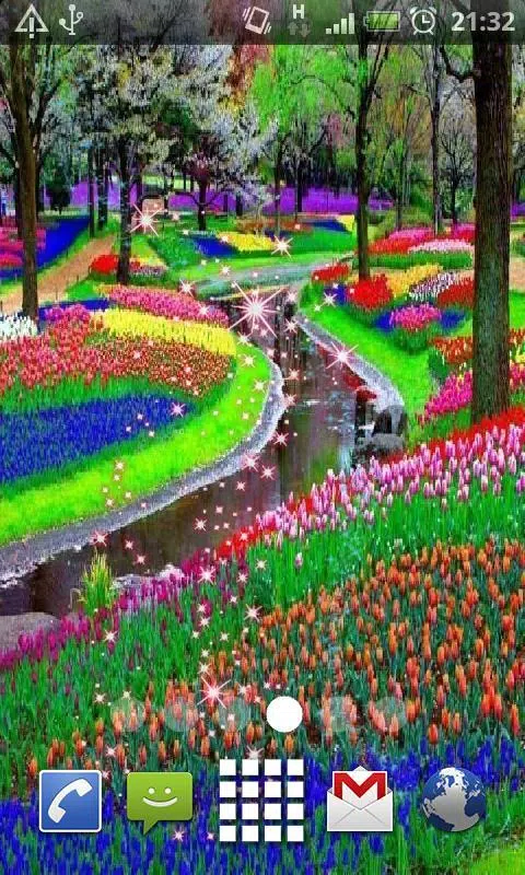 Rainbow Garden Live Wallpaper APK for Android Download