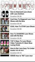 Special laces shoes Tutorial โปสเตอร์