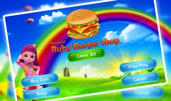 Rainbow! Ruby Burger Shop plakat