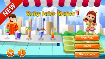 Ice! Rainbow Ruby Juice Maker Affiche