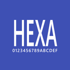 آیکون‌ Hexa Hex HexaDecimal Calculato