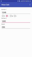 Hexa Hex HexaDecimal Calculator スクリーンショット 1