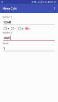 Hexa Hex HexaDecimal Calculator 截圖 3