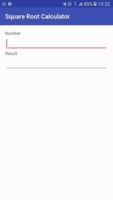 Square Root Calculator पोस्टर