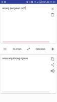 Filipino Tagalog Cebuano Trans capture d'écran 3