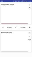 Filipino Tagalog Cebuano Trans screenshot 1