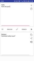 French English:translate translator pronunciation पोस्टर
