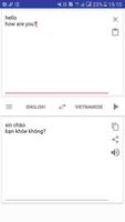 Vietnamese English : translator and pronunciation plakat