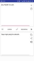 Belajar Bahasa Korea:Penerjemah Korea indonesia screenshot 1