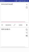 Belajar Bahasa Korea:Penerjemah Korea indonesia captura de pantalla 2