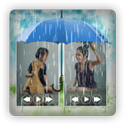 Rain drops Photo : Video Maker icon