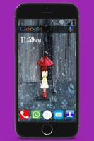 3D Rain Live Wallpaper captura de pantalla 2
