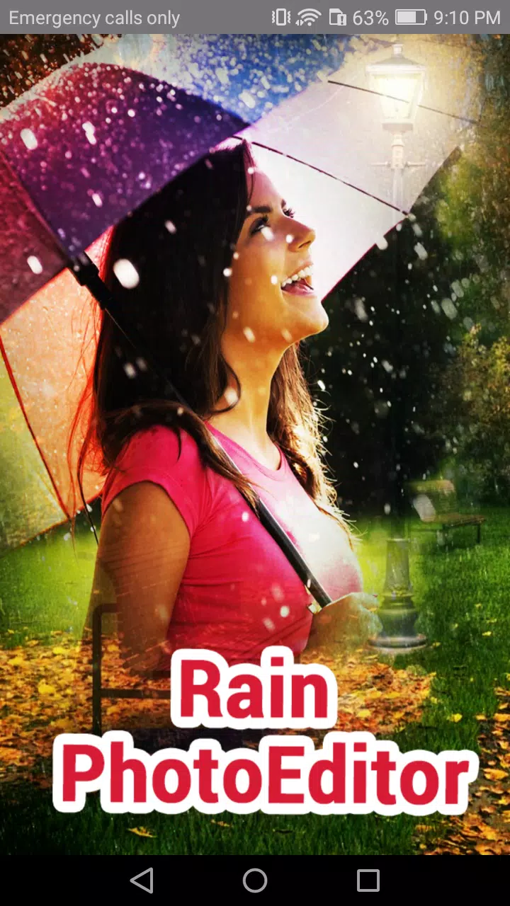 Rain photo editor-Background & Stickers APK pour Android Télécharger