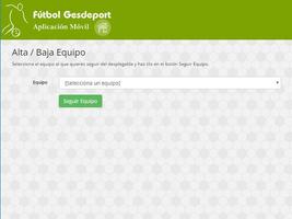 App Gesdeport الملصق