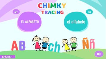 CHIMKY Trace Spanish Alphabets Plakat