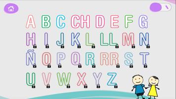 CHIMKY Trace Spanish Alphabets Screenshot 1