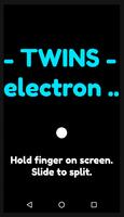 TWINS Elektron - Gehirnspiel Plakat
