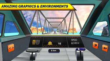 Train Simulator New 3D: Bullet Train Games screenshot 1