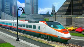 Real Train Driving Games -Train Race Simulator Affiche