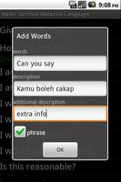 Malaysia Survival Language ™ screenshot 3