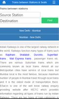 Indian Rail Train Info Screenshot 1